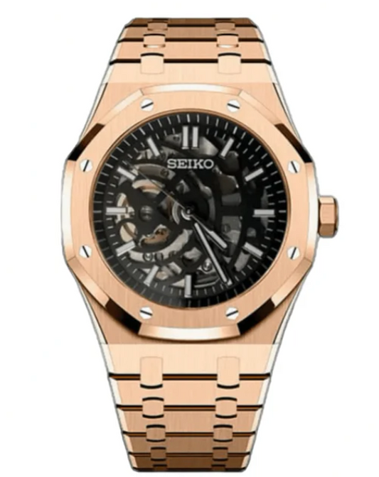 SEIKOMOD SOAK SKELETON (Rose Gold, Black)